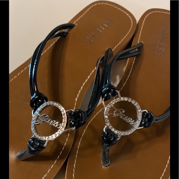Guess Leather Flats - Sandals - Picture 3 of 3